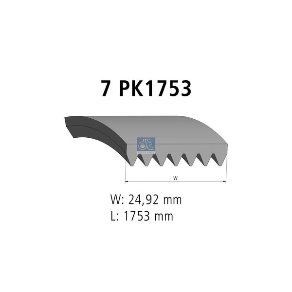 Multiribbed belt 5.41421 DIESEL TECHNIC
